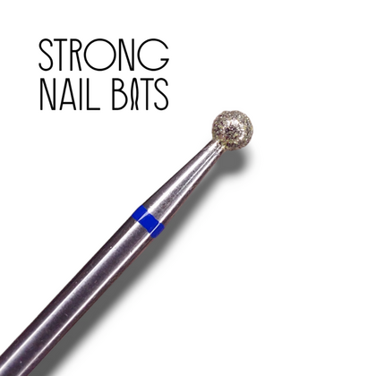 Фреза алмазная STRONG NAIL BITS шар синяя 0,30 см, Другой вариант: 1 шт, фото 2