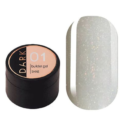 DARK Builder Gel Shine №1, 15 ml, Вибір відтінку: №1