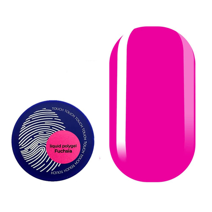 Полигель Touch Neon liquid polygel Fuchsia, 15 мл, Выбор объема: 15 мл, Выбор оттенка: Fuchsia