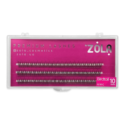 Ресницы-пучки ZOLA Birdtail (10mm)