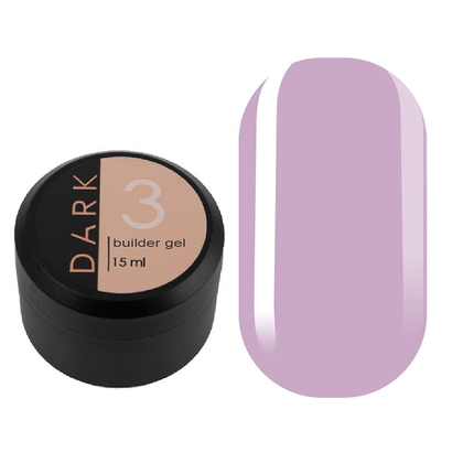 DARK Builder Gel №3, 15 ml, Вибір об'єму: 15 мл, Колір колекції: №3, призначення