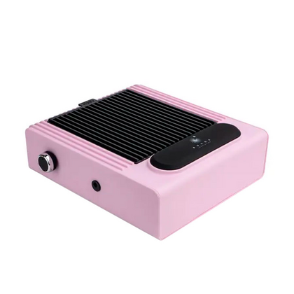 Вытяжка для маникюра BUCOS CYCLONE V1 на 100W с НЕРА фильтром, розовая