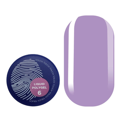 Полигель Touch liquid polygel №6, 15 мл, Выбор оттенка: №6