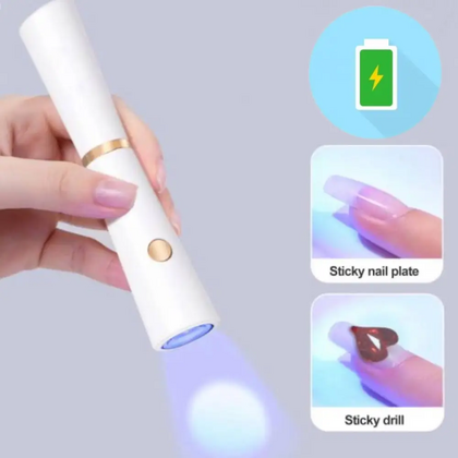 Ультрафіолетовий LED ліхтарик Designer, з кварцовими діодами, з акумулятором, зображення 3