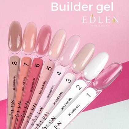 Edlen Builder Gel №4, 30 мл, Вибір об'єму: 30 мл, Вибір відтінку: №4, зображення 2