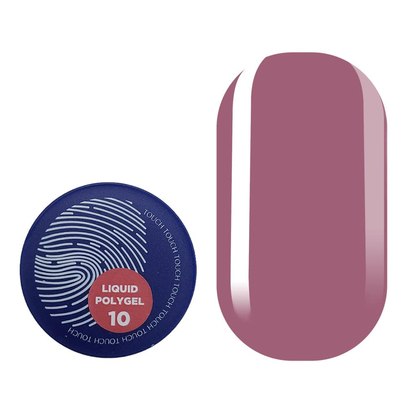 Полігель Touch liquid polygel №10, 15 мл, Вибір відтінку: №10