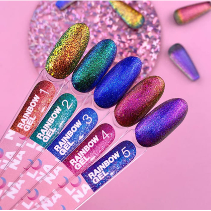 Гель-глиттер LUNA Rainbow Gel №1, 5 мл, Выбор оттенка: №1, фото 2