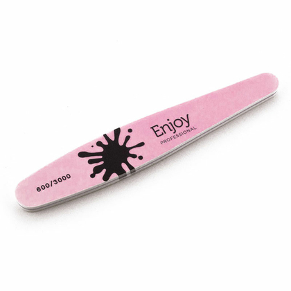 Полірувальник Enjoy для нігтів 600/3000 pink, призначення
