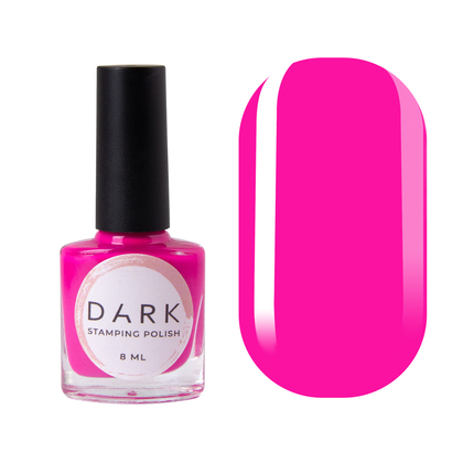 DARK Stamping polish малиновий №07 , 8 ml, зображення 2