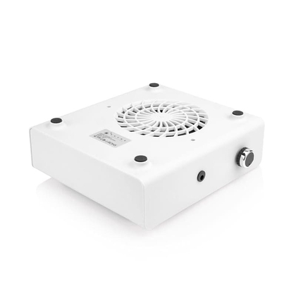 Вытяжка для маникюра BUCOS CYCLONE V1 на 100W с НЕРА фильтром, белая, фото 3