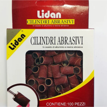 Lidan колпачки для педикюра 120 грит, 100 шт, фото 2