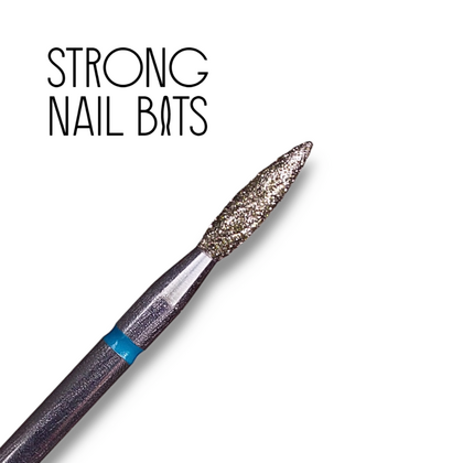 Фреза алмазная Strong nail bits PREMIUM (циркуляционная) пламя синяя 0,21 см