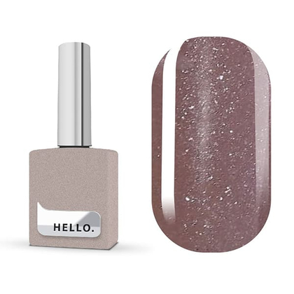 Рідкий гель HELLO Smart Gel Brut із шиммером, 15 мл