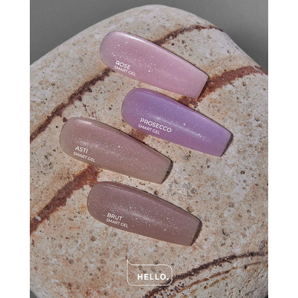 Рідкий гель HELLO Smart Gel Brut із шиммером, 15 мл, зображення 2