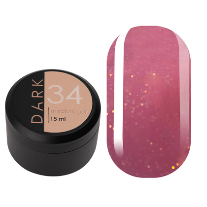 DARK Medium Gel №34, 15 мл, без кисти, фото 2