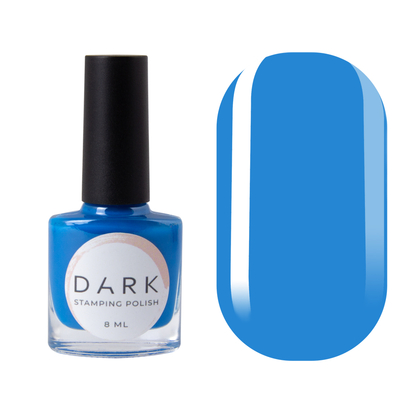 DARK Stamping polish №10, синий, 8 мл, фото 2
