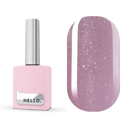 Рідкий гель HELLO Smart Gel Rose із шиммером, 15 мл