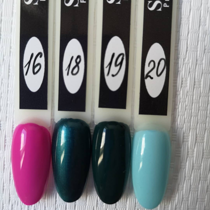 SAGA Professional лак-краска для стемпинга 19 тёмно-зелёный, фото 3