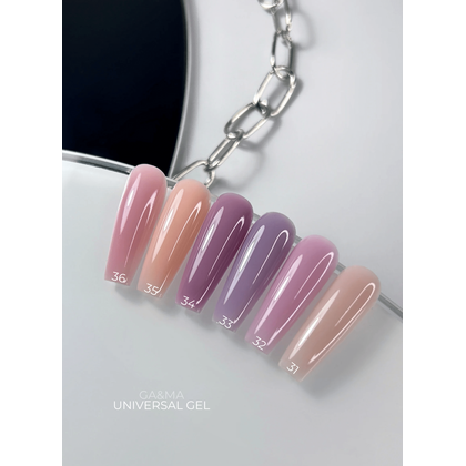 Рідкий гель GÉMELY ex GA&MA Universal gel №34, 30 мл, Вибір об'єму: 30 мл, Колір колекції: №34, зображення 2