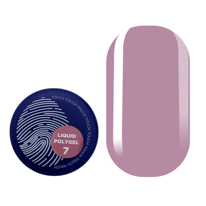 Полигель Touch liquid polygel №7, 15 мл, Выбор оттенка: №7
