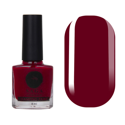 SAGA Professional лак-краска для стемпинга 3 красная