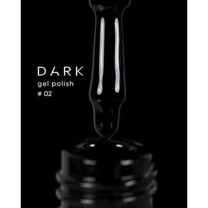 Гель-лак Dark gel polish №2, 10 мл, Вибір об'єму: 10 мл