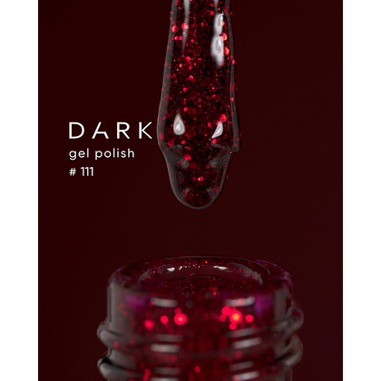 Гель-лак Dark gel polish №111, 10 мл, Выбор объема: 10 мл