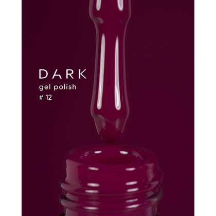 Гель-лак Dark gel polish №12, 6 мл, Выбор объема: 6 мл