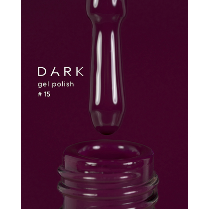Гель-лак Dark gel polish №15, 6 мл, Выбор объема: 6 мл