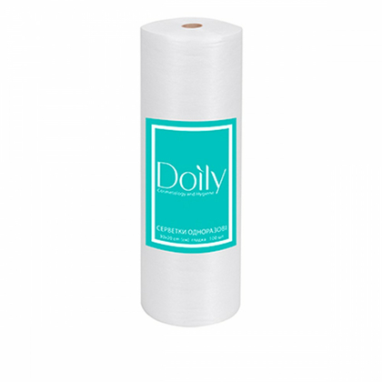 Салфетки в рулоне Doily 20\30 гладкие, 100 шт