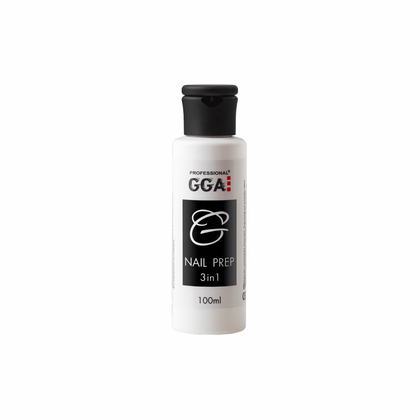 Обезжириватель для ногтей GGA Professional Nail Prep 3 в 1, 100 мл, Выбор объема: 100 мл
