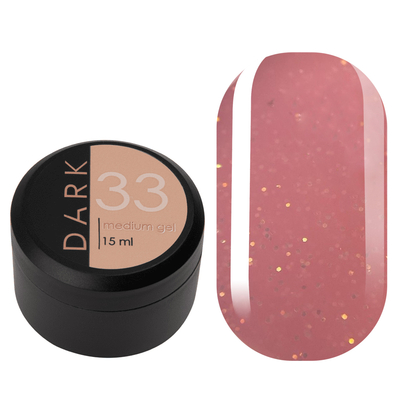 DARK Medium Gel №33, 15 мл, без кисти, фото 2