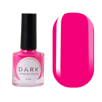 DARK Stamping polish №28, неоновый розовый, 10 мл