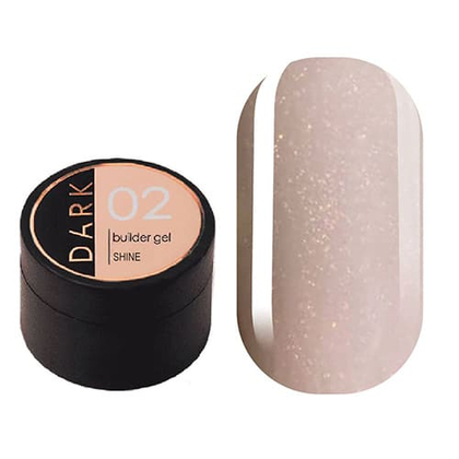DARK Builder Gel Shine №2, 15 ml, Вибір відтінку: №2