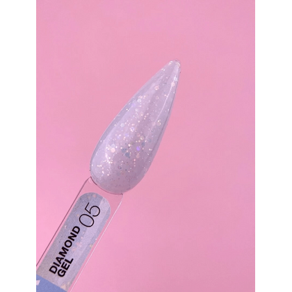 Гель для нарощування LUNA Diamond gel 5, 15 мл, Вибір об'єму: 15 мл, Вибір відтінку: №5, зображення 3