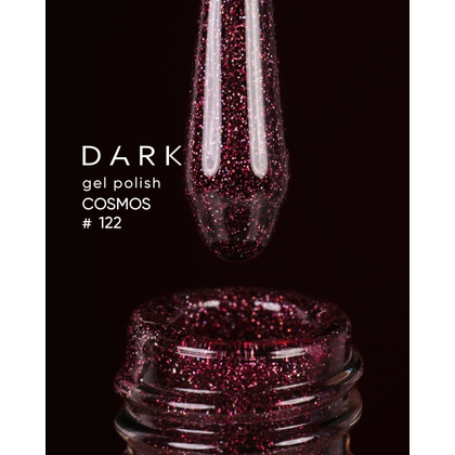 Гель-лак Dark gel polish №122 (Cosmos), 6 мл, Вибір об'єму: 6 мл, призначення