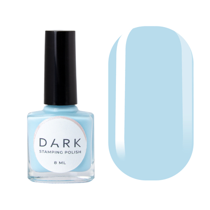 DARK Stamping polish №13, небесный, 10 мл, фото 2