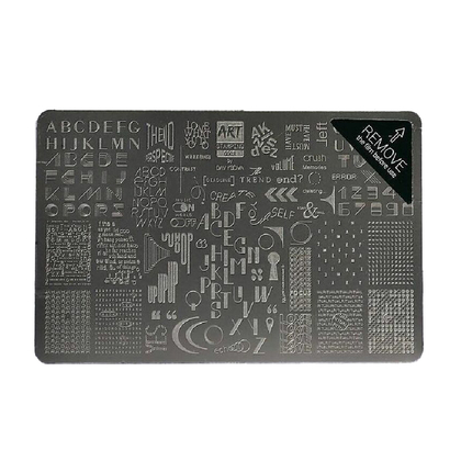 Пластина для стемпинга Art Stamping №0003