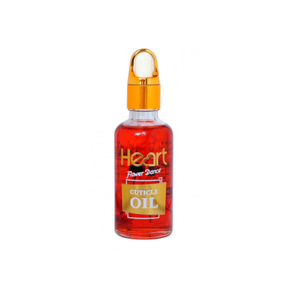 Цветочное масло для кутикул HEART, 30ml Strawberry (Красное)