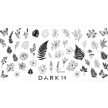 Пластина для стемпинга DARK 14