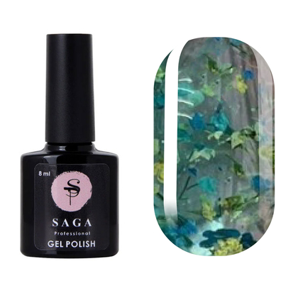 Гель SAGA Professional Flower Gel 10, 5 мл, Вибір відтінку: №10, зображення 3