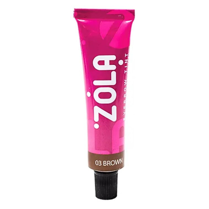 Краска для бровей ZOLA с коллагеном Eyebrow Tint With Collagen Brown, 15ml