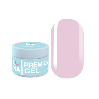 Камуфлюючий гель LUNA Premium gel 3, блідо-рожевий, 15 мл, Вибір об'єму: 15 мл, Колір колекції: №3