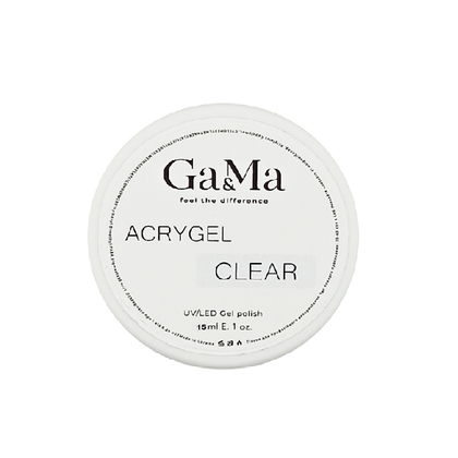 Акригель GÉMELY ex GA&MA clear, 15 мл, Вибір об'єму: 15 мл, Вибір відтінку: Clear 