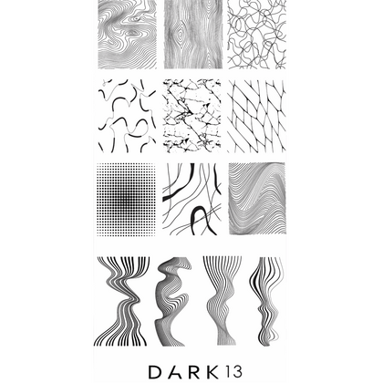 Пластина для стемпинга DARK 13, фото 2