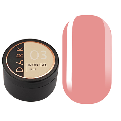 Гель DARK Iron gel №3, 15 мл, Вибір об'єму: 15 мл, Вибір відтінку: №3