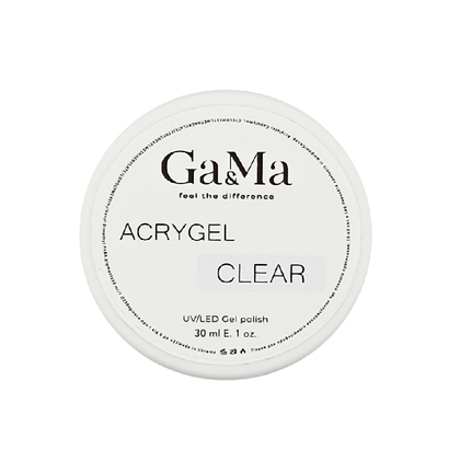 Акригель GÉMELY ex GA&MA clear, 30 мл, Вибір об'єму: 30 мл, Вибір відтінку: Clear 