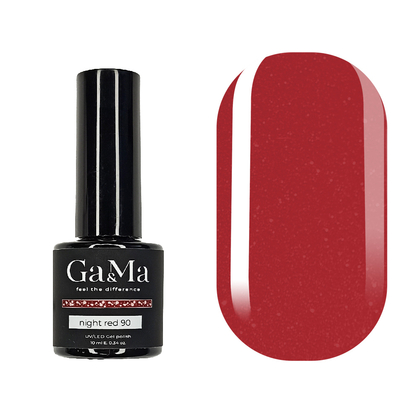 Гель-лак GÉMELY ex GA&MA 90 Red, 10 мл