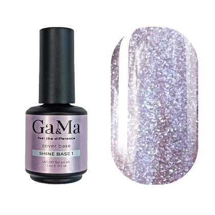 База Ga&Ma Shine base №1 світловідбивна, 15 мл