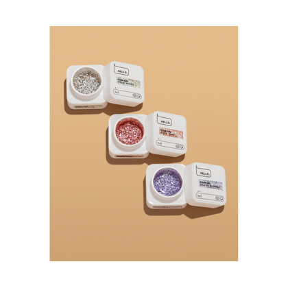 Гель для дизайна HEYLOVE Coin gel Silver Purple, 5 г, Выбор оттенка: Silver Purple, фото 2